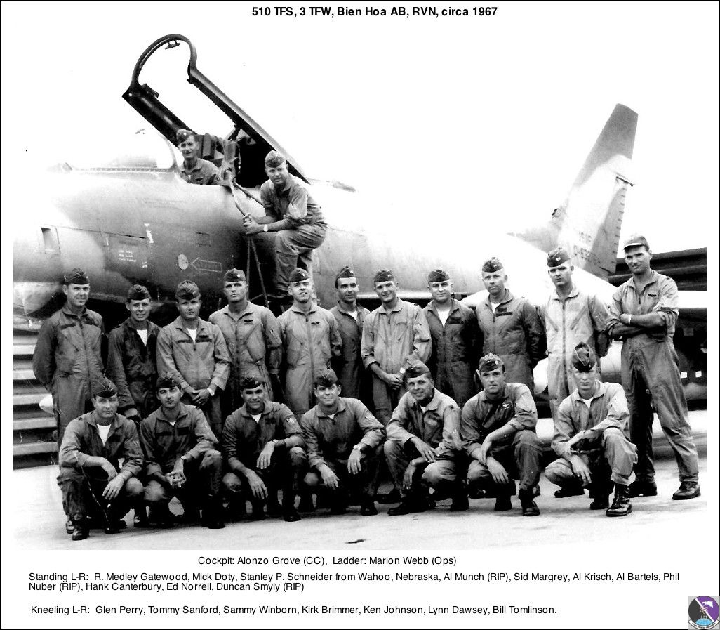 510tfs photo pilots 1967